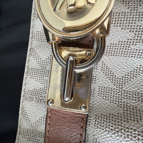 Michael Kors Hamilton Tote Bag - Vanilla - Picture 11 of 11